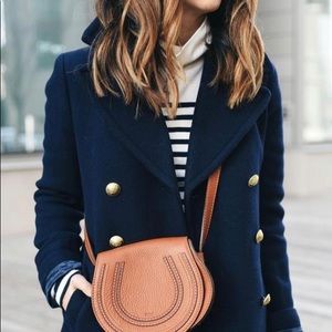 J. Crew Stadium Cloth Peacoat